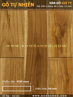Sàn gỗ Giá tỵ-Teak 450mm