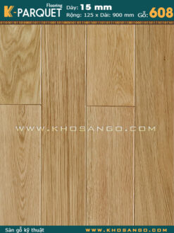 Sàn gỗ sồi Engineered 15x125x900 (608)