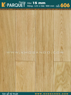 Sàn gỗ sồi Engineered 15x125x900